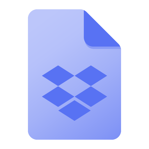 Dropbox Generic Flat Gradient icon