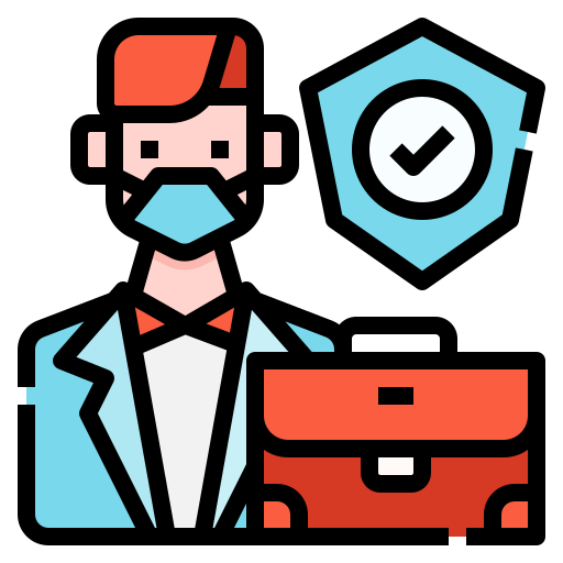 Business man Linector Lineal Color icon