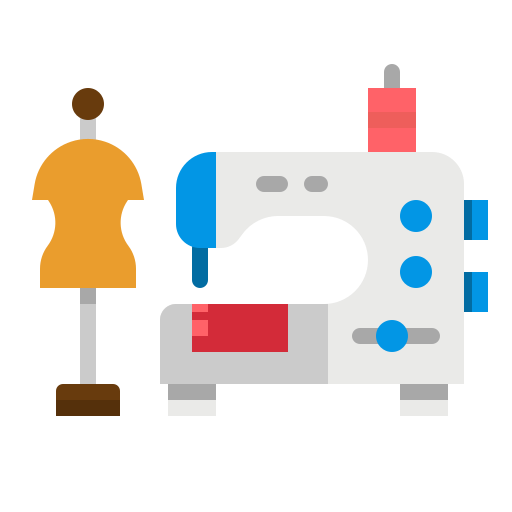 máquina de coser photo3idea_studio Flat icono