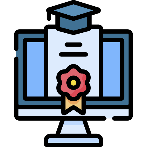Online degree Special Lineal color icon