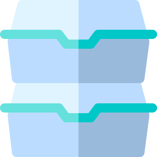 Продовольственный пакет Basic Rounded Flat иконка