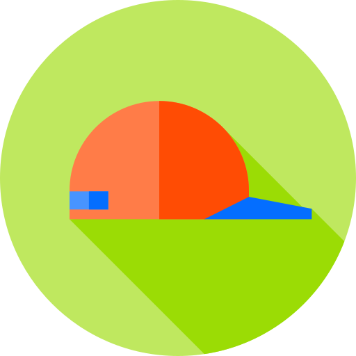kap Flat Circular Flat icoon