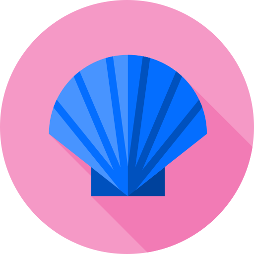 Shell Flat Circular Flat icon