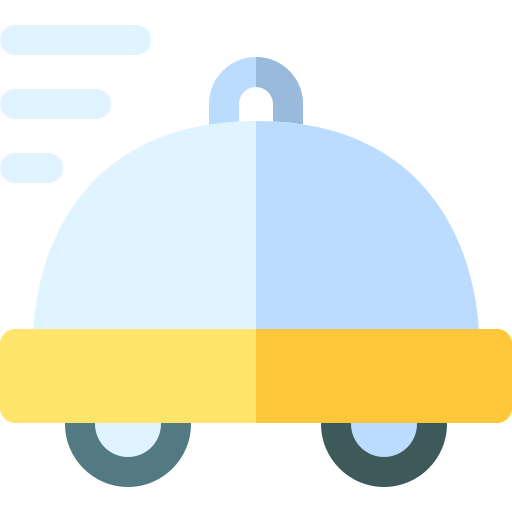 Food delivery Basic Rounded Flat icon