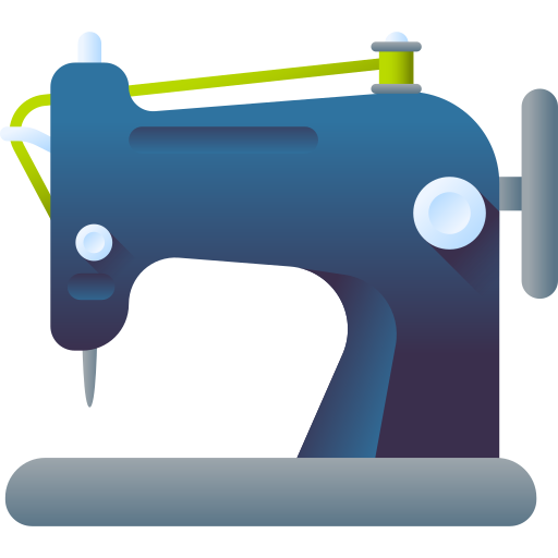 Sewing machine 3D Color icon
