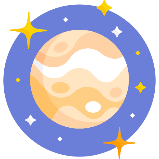金星 Detailed Flat Circular Flat icon