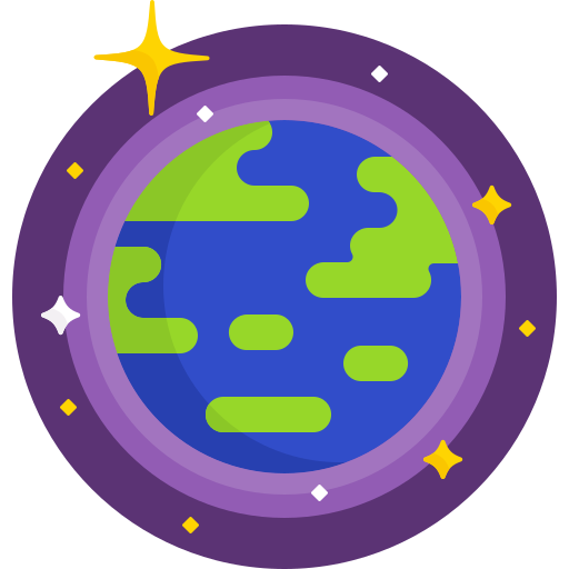 地球 Detailed Flat Circular Flat icon