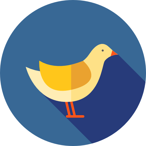 鳥 Flat Circular Flat icon