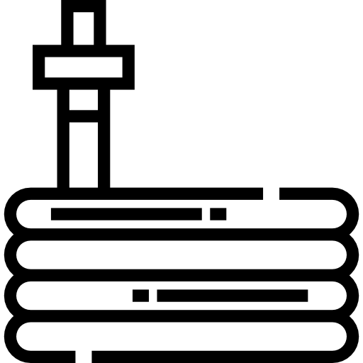wąż gumowy Detailed Straight Lineal ikona