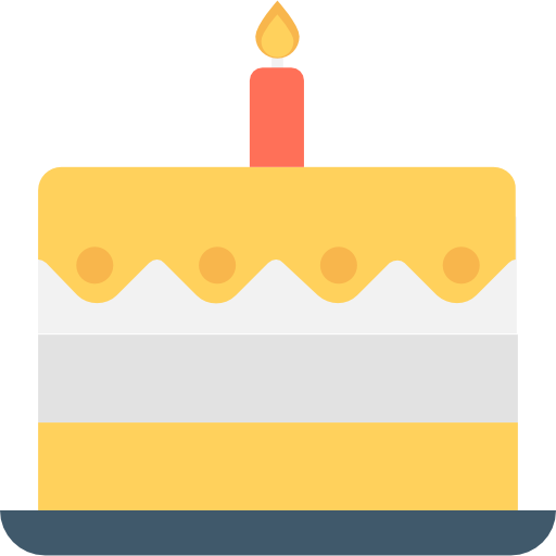 Cake Flat Color Flat icon