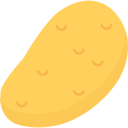 Potato Flat Color Flat icon