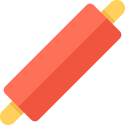 麺棒 Flat Color Flat icon