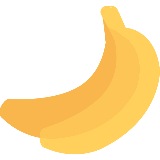banaan Flat Color Flat icoon