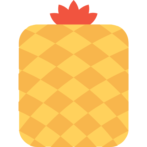 piña Flat Color Flat icono