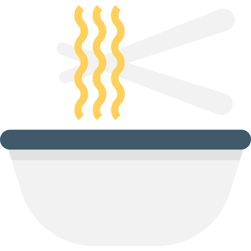 Noodles Flat Color Flat icon