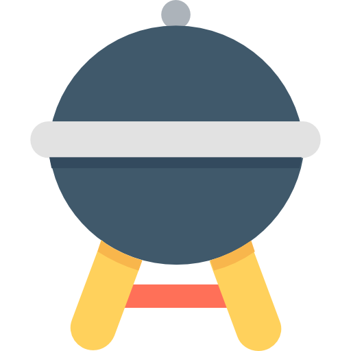 Barbecue Flat Color Flat icon