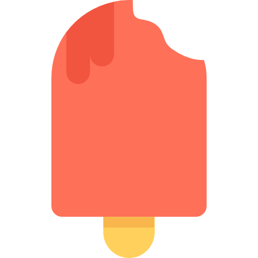 helado Flat Color Flat icono