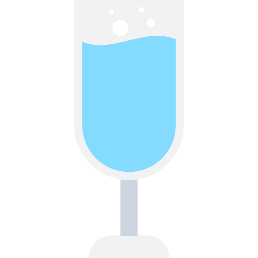 wasserglas Flat Color Flat icon