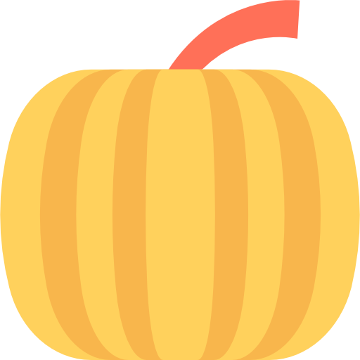 かぼちゃ Flat Color Flat icon
