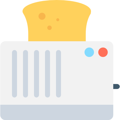 tostadora Flat Color Flat icono