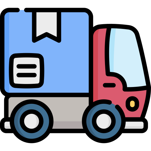 verhuizer vrachtwagen Special Lineal color icoon