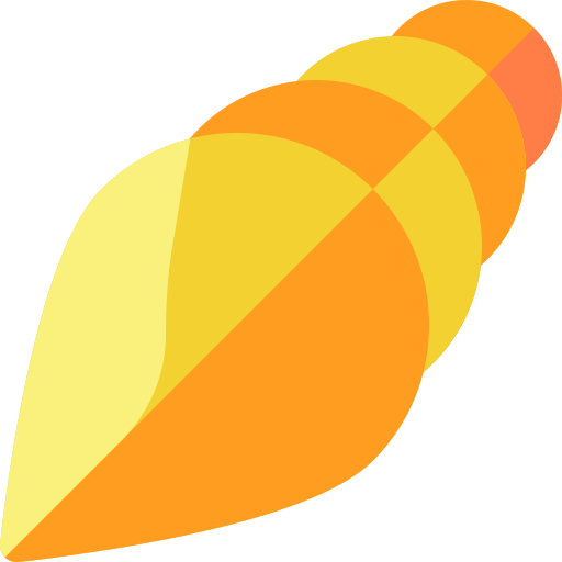 貝殻 Basic Rounded Flat icon