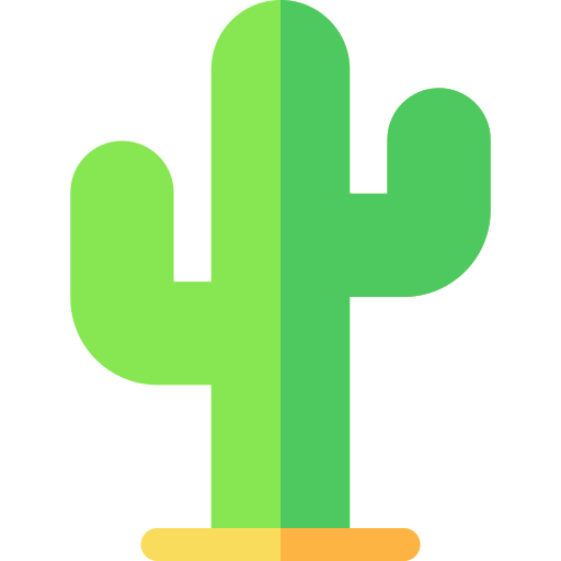 cactus Basic Rounded Flat icono