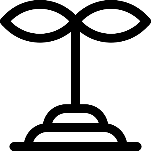 kiełkować Basic Rounded Lineal ikona