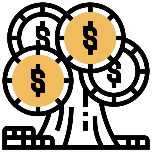 金融 Meticulous Yellow shadow icon