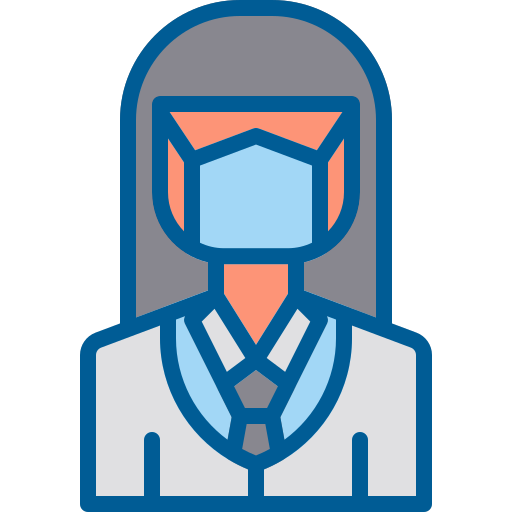 Female doctor Berkahicon Lineal Color icon
