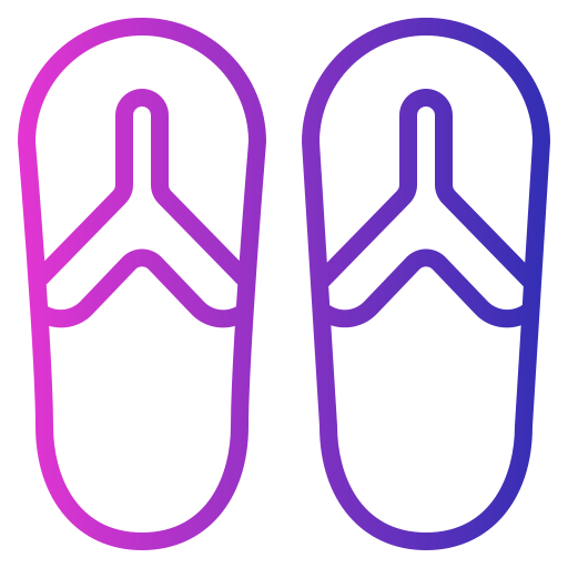 Flip flops Generic Gradient icon