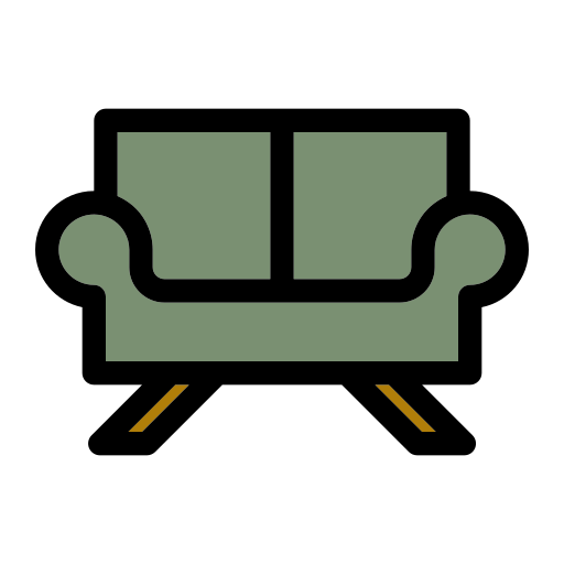 소파 Generic Outline Color icon