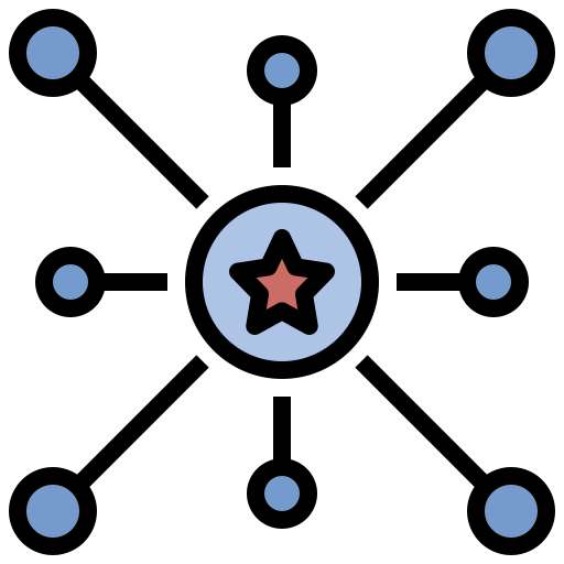 分散型 Noomtah Lineal color icon
