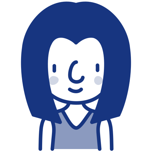 소녀 Generic Blue icon