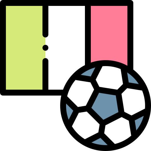 futebol Detailed Rounded Lineal color Ícone