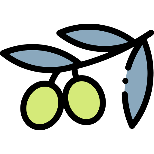 olive Detailed Rounded Lineal color icon