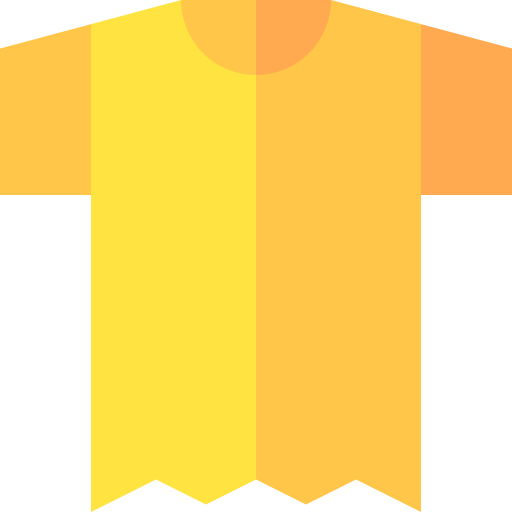 camiseta Basic Straight Flat icono