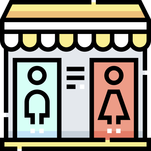 toilette Detailed Straight Lineal color icon