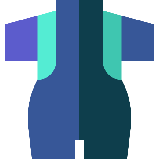 traje de neopreno Basic Straight Flat icono