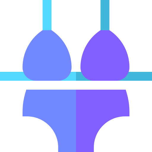Bikini Basic Straight Flat icon