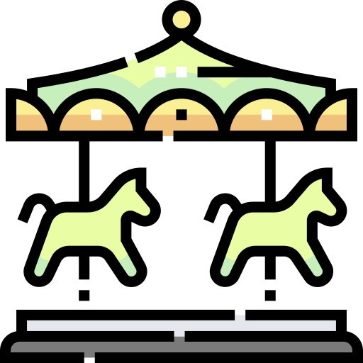 karuzela Detailed Straight Lineal color ikona