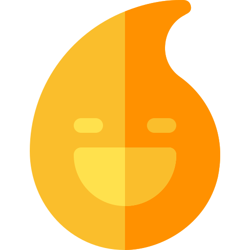 ogień Basic Rounded Flat ikona