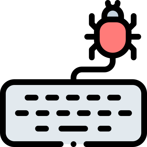 サイバー攻撃 Detailed Rounded Lineal color icon
