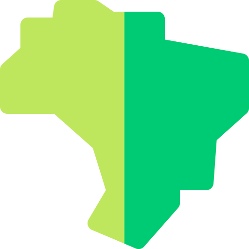 Brazil Basic Rounded Flat icon