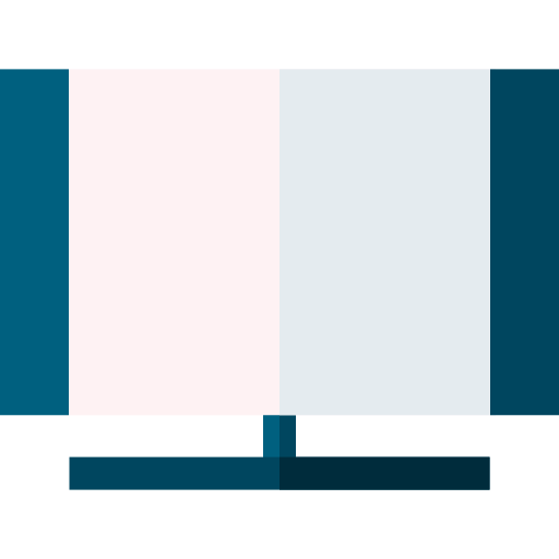 テレビ Basic Straight Flat icon