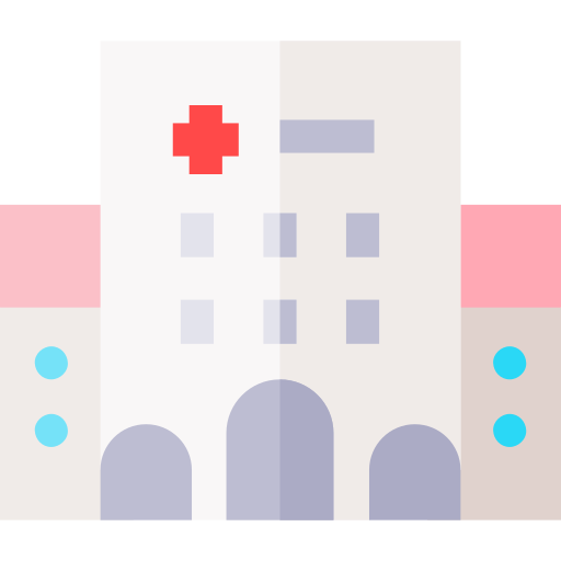 病院 Basic Straight Flat icon