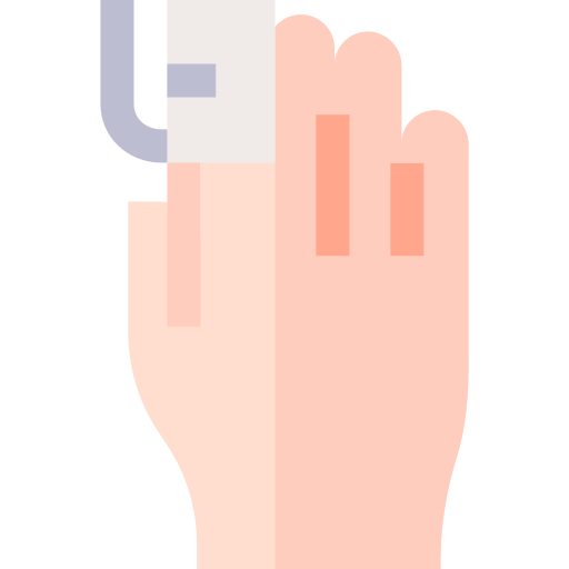Pulse oximeter Basic Straight Flat icon