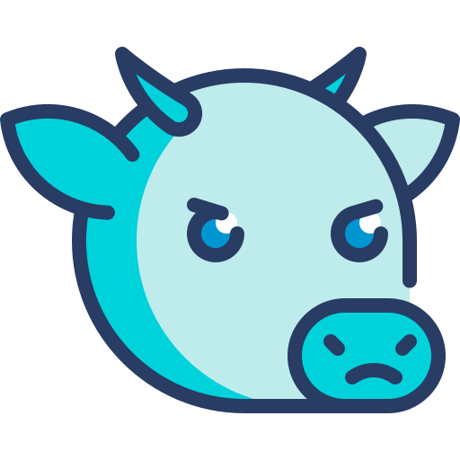 Cow Special Mercury Lineal color icon
