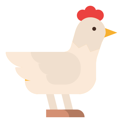 pollo Iconixar Flat icona