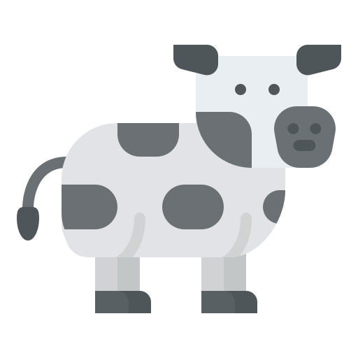 Cow Iconixar Flat icon